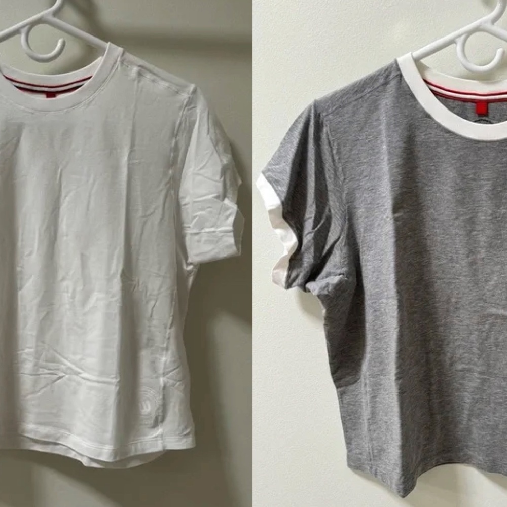FOR SARAH Wilson Cropped Short Sleeve T-Shirts (2)